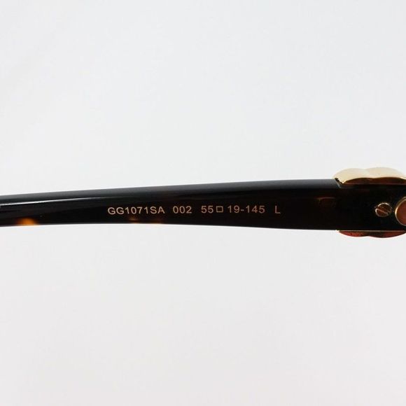 Gucci GG1071 Women's Square Sunglasses Brown - Picture 10 of 13